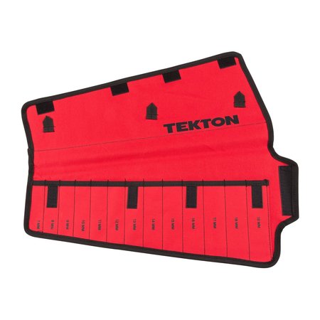 TEKTON 13-Tool Combination Wrench Pouch (7-19 mm) 95841